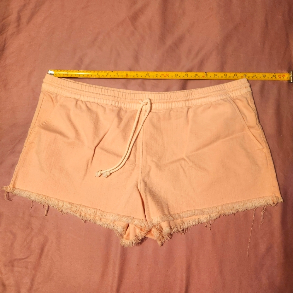 Aerie Pink Frayed Shorts XXL